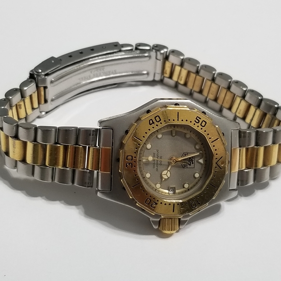 Authentic Tag Heuer two tone Swiss made watch. - Picture 6 of 16